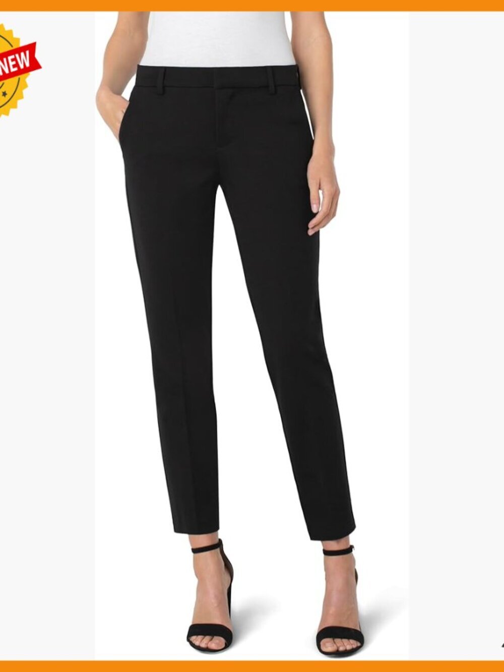 Super Stretch Ponte Work Trousers 29" Inseam Mid-Rise